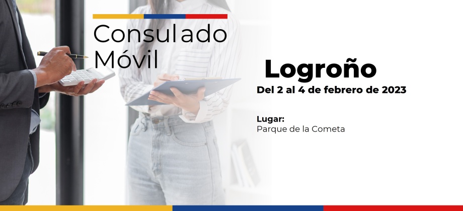 Consulado de Colombia en Bilbao realizará un Consulado Móvil en Logroño del 2 al 4 de febrero de 2023
