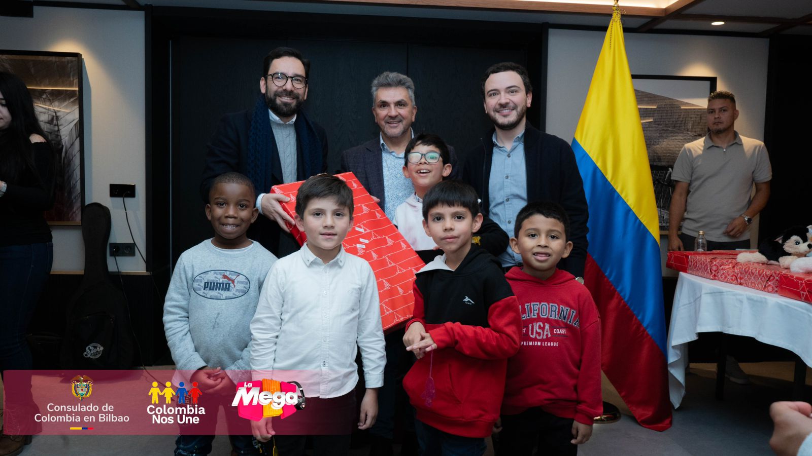 Consulado de Colombia en Bilbao celebra la Navidad con las familias de la circunscripción