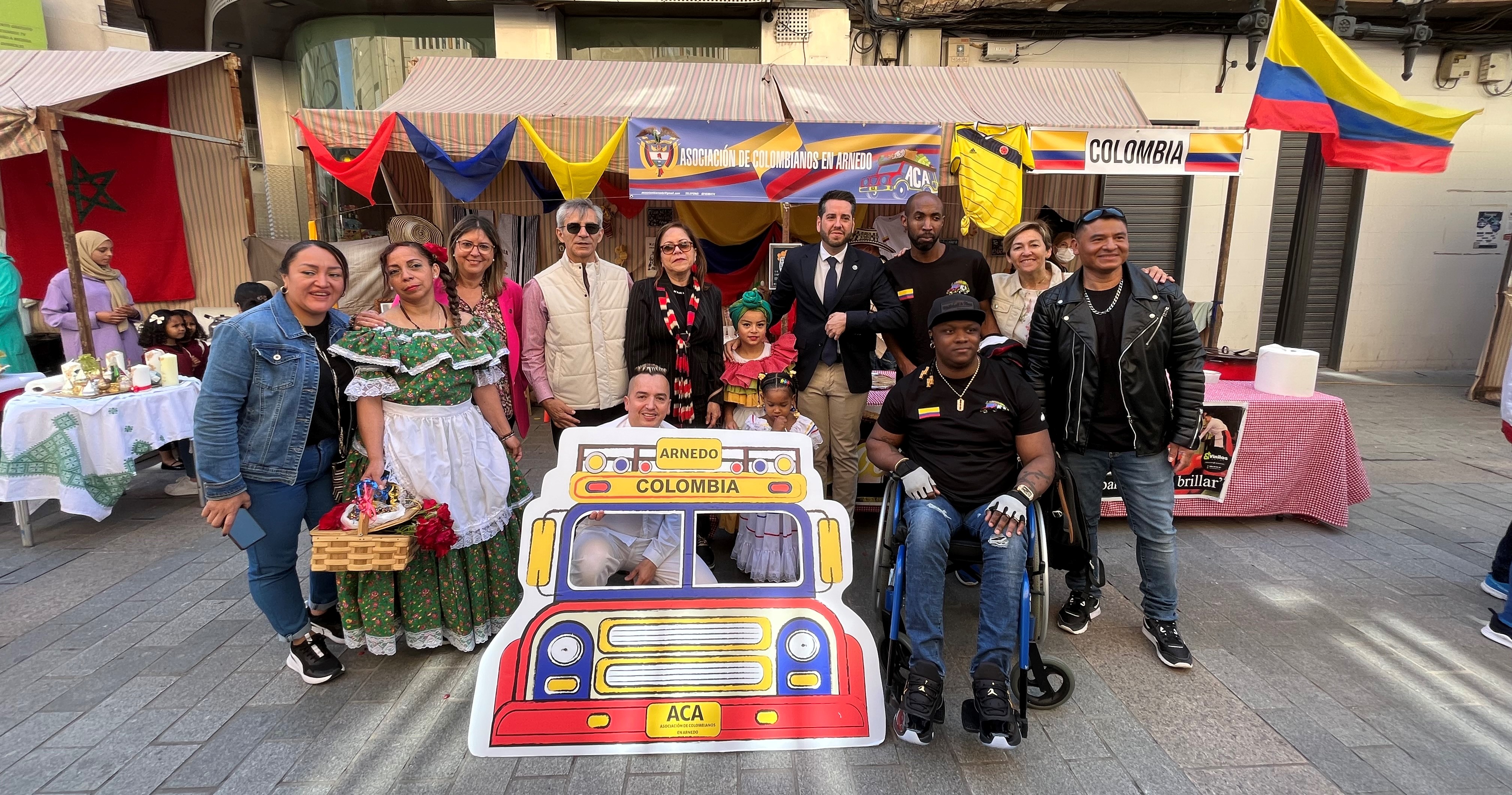 Consulado de Colombia en Bilbao participa en la II Feria Intercultural en Arnedo