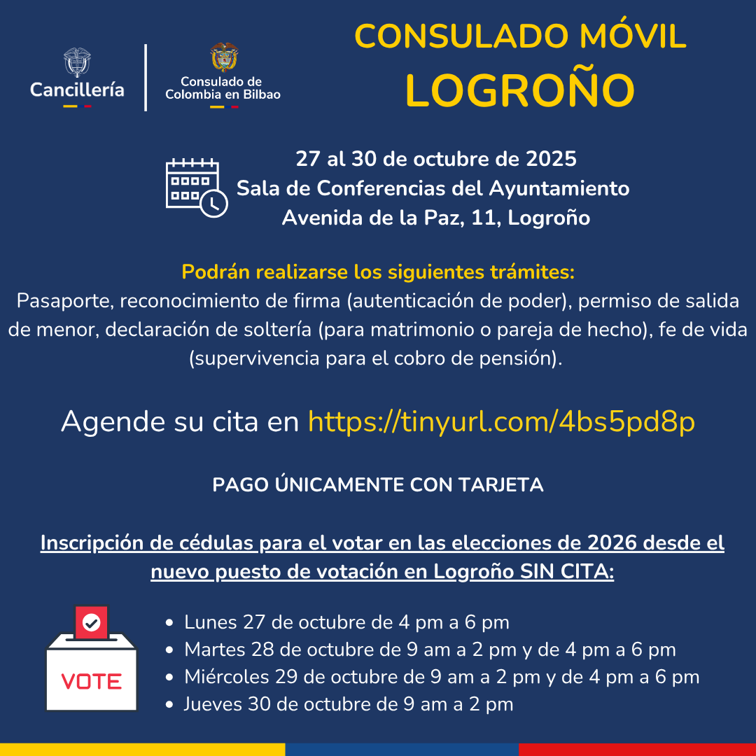 Consulado móvil en Logroño