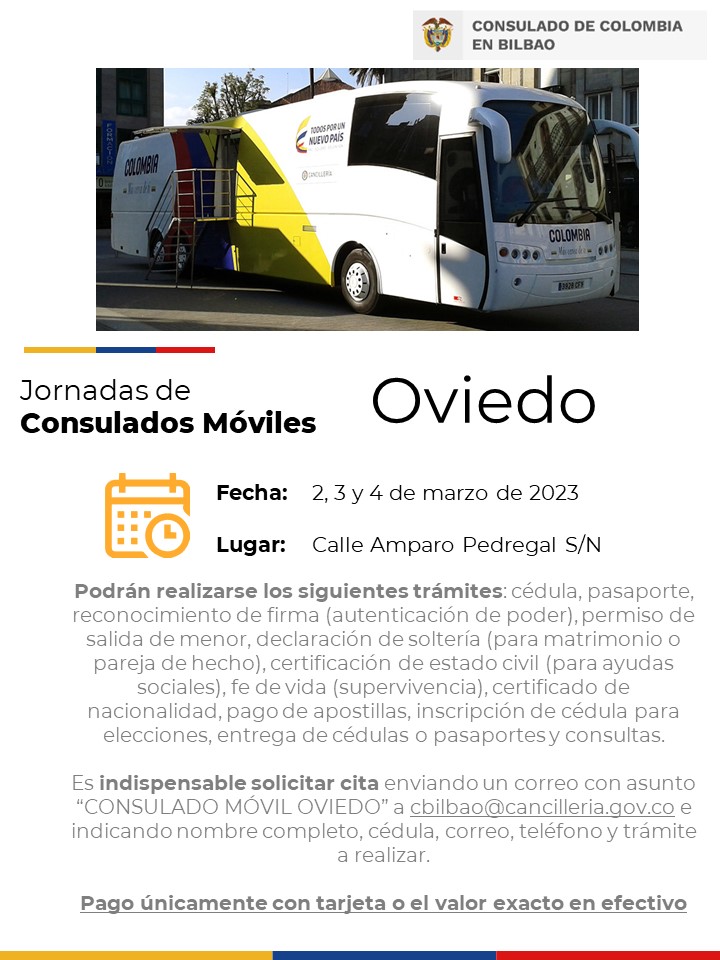 Consulado Movil Oviedo