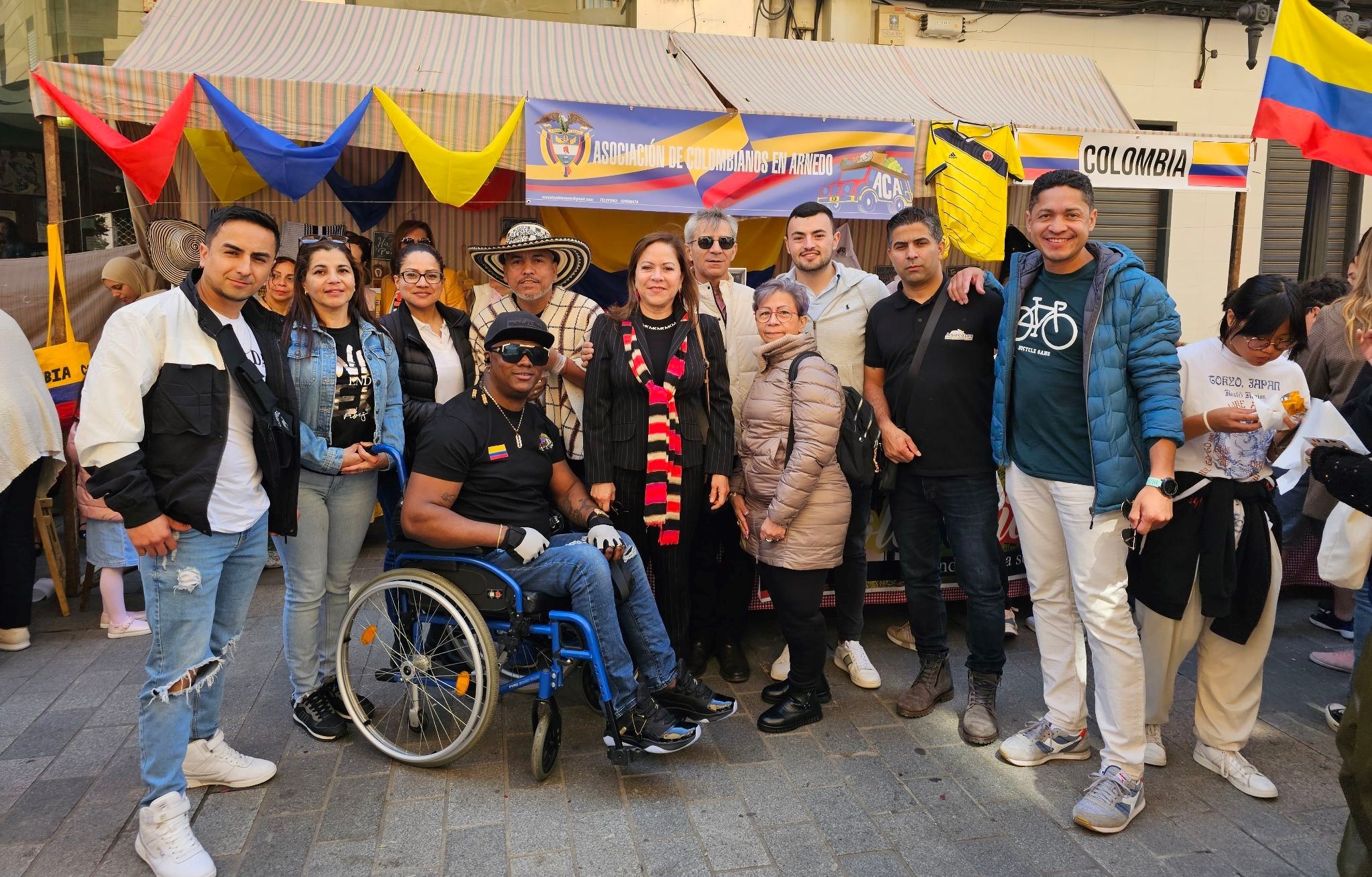 Consulado de Colombia en Bilbao participa en la II Feria Intercultural en Arnedo