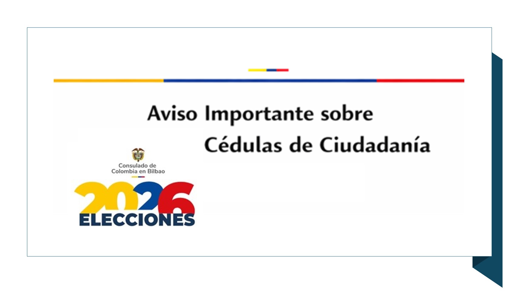 Prográmate para recoger tu cédula porque habrá suspensión en la entrega desde el 27 de febrero de 2026