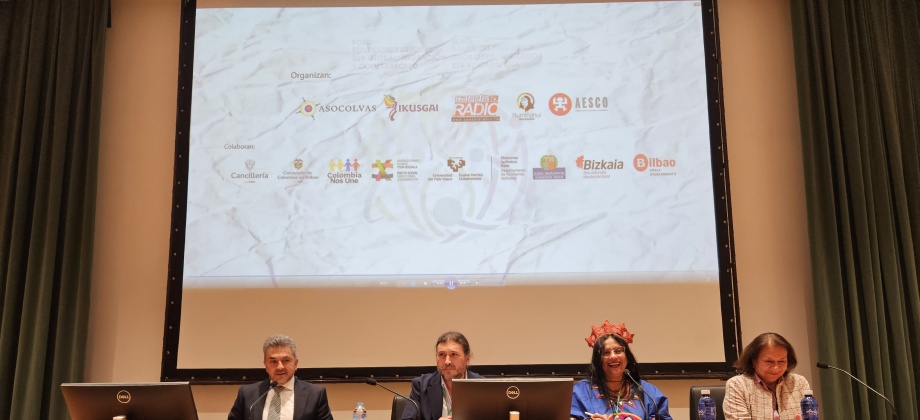 Consulado en Bilbao apoyó organizaciones de la sociedad civil en la realización del Foro “Reflexiones desde el Sur Global: Migración y Co-desarrollo”