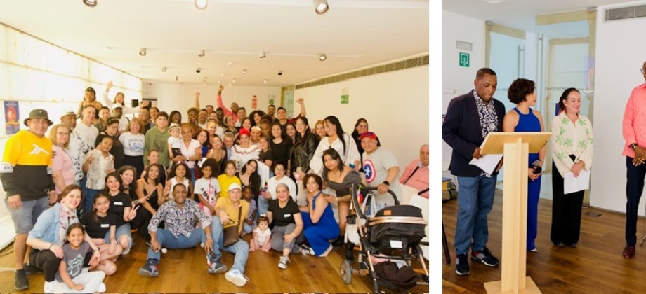 Consulado de Colombia en Bilbao y Colombia Nos Une conmemoraron el Día de la Afrocolombianidad