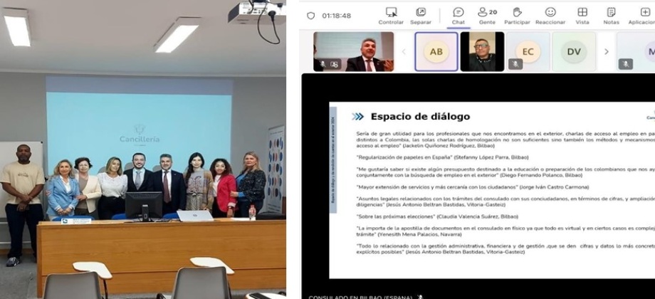 Así rendimos cuentas desde el Consulado de Colombia en Bilbao