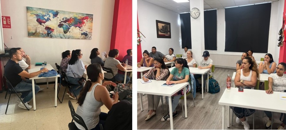 Consulado de Colombia en Bilbao inició dos de los tres cursos de formación para colombianos residentes en Bizkaia