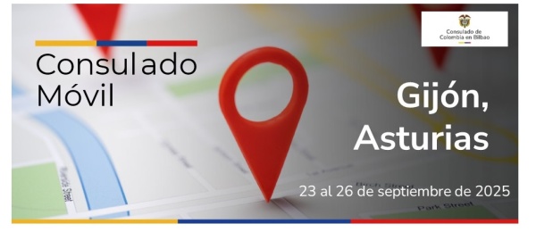 Consulado Móvil en Gijón: 23 a 26 de septiembre de 2025