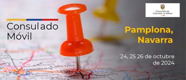 Consulado Móvil en Pamplona estará los días 24, 25 y 26 de octubre de 2024