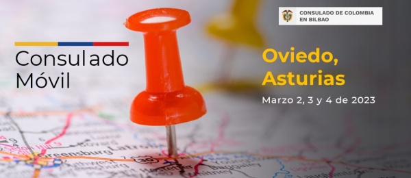 Consulado de Colombia en Bilbao se desplazará a Oviedo, Asturias