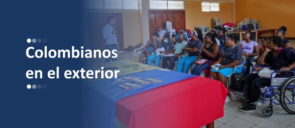 Banner general de colombianos en el exterior