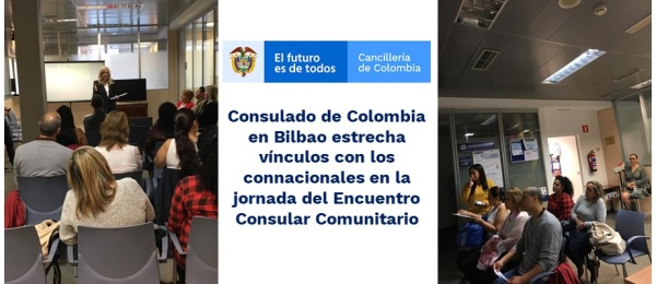 Consulado de Colombia en Bilbao estrecha vínculos con los connacionales en el Encuentro Consular Comunitario