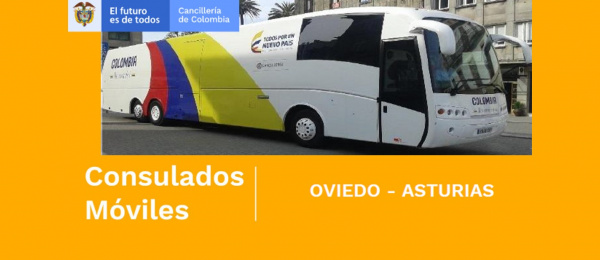 Consulado de Colombia en Bilbao realizará un Consulado Móvil en Oviedo del 24 al 26 de septiembre de 2021