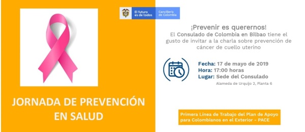 Este 17 de mayo participe de la Jornada de Prevención en Salud organizada por el Consulado de Colombia 